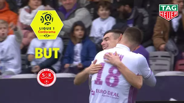 But Rémi OUDIN (55') / Toulouse FC - Stade de Reims (1-1)  (TFC-REIMS)/ 2018-19