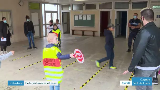 Vernouillet (Eure-et-Loir) : formation d'écoliers pour devenir patrouilleurs scolaires