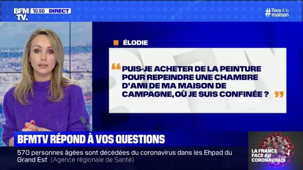 Puis-je acheter de la peinture pour repeindre une pièce de ma maison ? BFMTV répond à vos questions