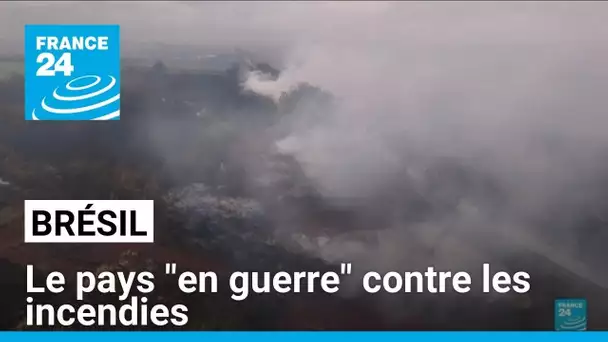 Le Brésil "en guerre" contre les incendies dans le sud-est • FRANCE 24