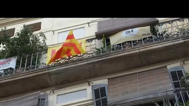 À Barcelone, la guerre des drapeaux fait rage