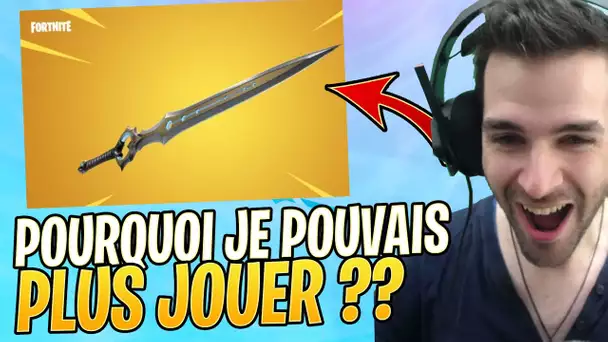 L&#039;ÉPÉE DEVENUE NULLE & POURQUOI JE NE POUVAIS PLUS JOUER À FORTNITE !