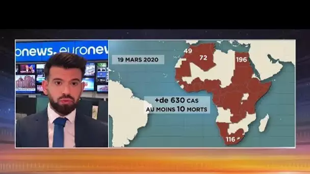 Le coronavirus se propage en Afrique, de nombreux pays suspendent les vols aériens