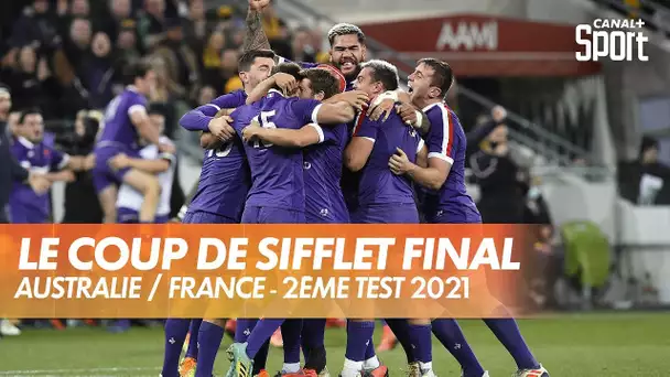 Le coup de sifflet final de cet incroyable 2ème test - Australie / France