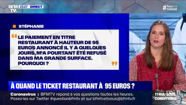 Le paiement en titre-restaurant à hauteur de 95€ m'a été refusé dans ma grande surface. Pourquoi ?