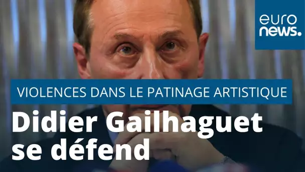 Violences sexuelles dans le patinage : le patron de la fédération Didier Gailhaguet se défend