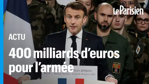 Armée : le budget augmentera d’un tiers, à 400 milliards d’euros sur 2024-2030