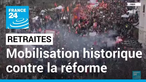 France : une mobilisation “historique” contre la réforme des retraites • FRANCE 24