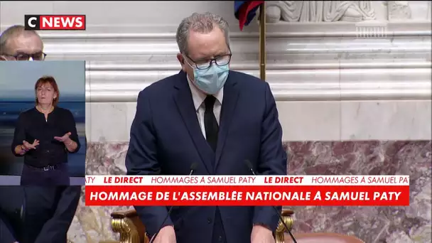 «La vie d'un professeur est sacrée», déclare Richard Ferrand