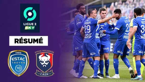 ⚽ Résumé : Troyes enfonce Caen et s'envole en tête