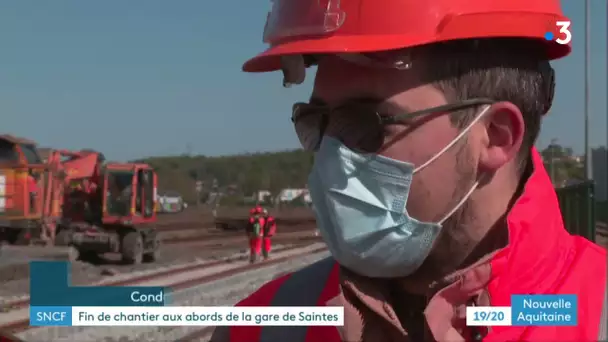 Saintes : travaux de modernisation du réseau à la gare