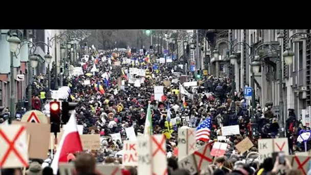 Manifestations en Europe pour défendre les libertés, imposant cortège à Bruxelles