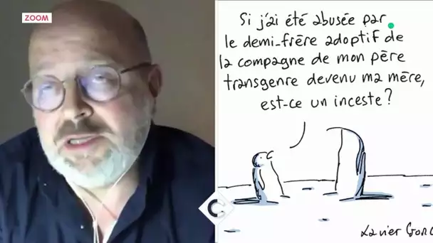 Xavier Gorce quitte Le Monde après un dessin sur l'inceste - C à Vous - 20/01/2021