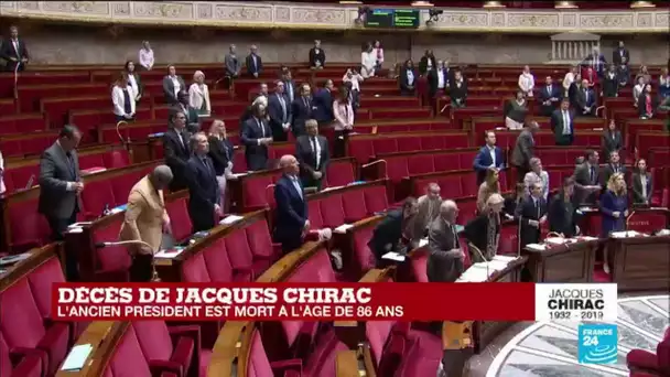 Décès de Jacques Chirac : l'Assemblée nationale a observé une minute de silence