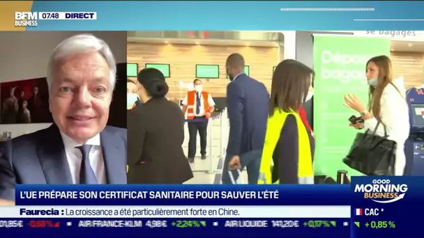 Didier Reynders (Commissaire européen) : L'UE prépare son certificat sanitaire pour sauver l'été