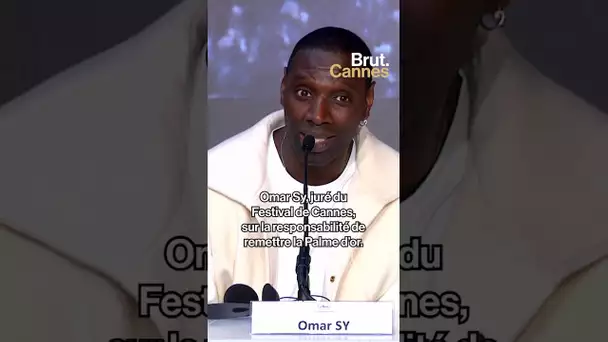 Omar Sy, juré du Festival de #Cannes2024, sur la responsabilité de remettre la Palme d'or