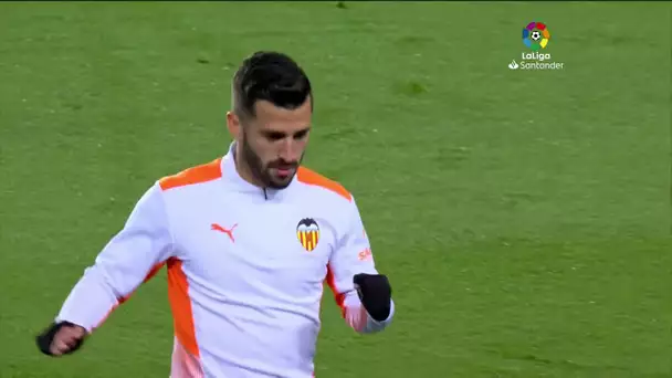 Calentamiento Valencia CF vs Sevilla FC