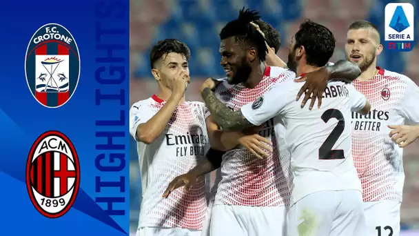 Crotone 0-2 Milan | Il Milan vince e rimane a punteggio pieno! | Serie A TIM