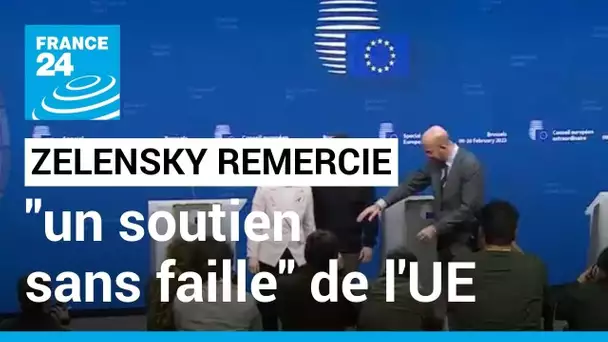 Zelensky à Bruxelles : "un soutien sans faille" remercié par le président ukrainien • FRANCE 24