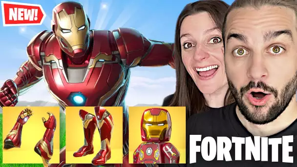 IRON MAN EST ARRIVÉ SUR FORTNITE SAISON 4 ! ( Son Pouvoir est incroyable )