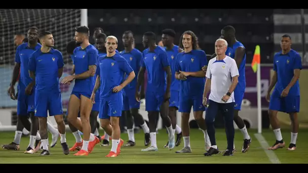 Coupe du monde 2022 : les Bleus au complet à l'entraînement avant le match face à l'Australie