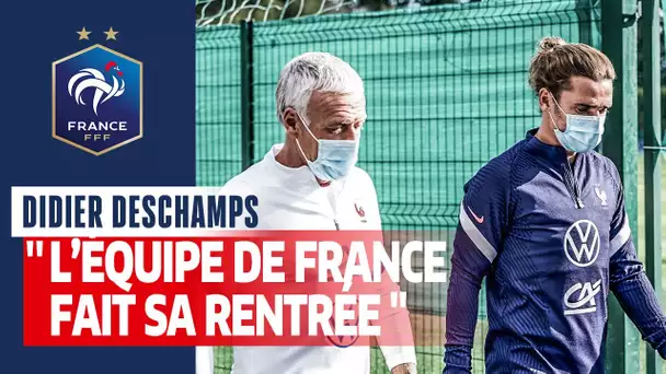 Didier Deschamps : "L'équipe de France fait sa rentrée" I FFF 2020