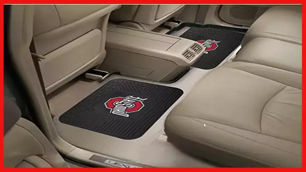 FANMATS NCAA Uni-Adult Back Seat Car Utility Mats - 2 Piece Set