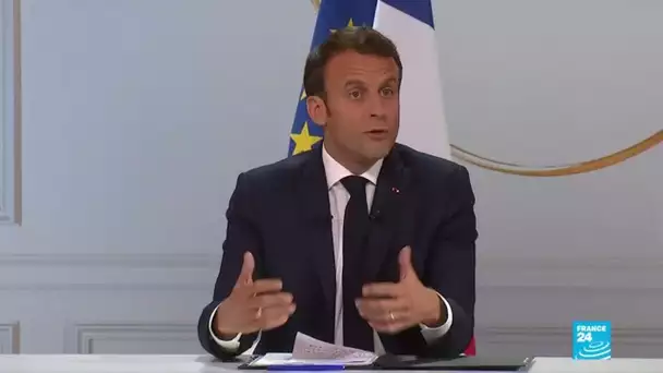 "Le mouvement des Gilets jaunes a été récupéré par les violences de la société" : Emmanuel Macron