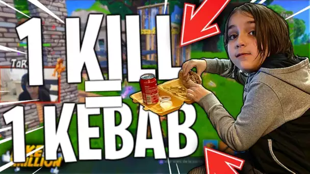 1 KILL = 1 CROC DANS UN KEBAB POUR CETTE ENFANT ! SUR FORTNITE BATTLE ROYALE