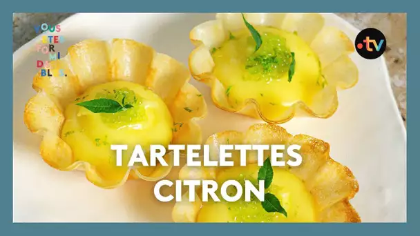 Recette rapide - Tartelettes citron