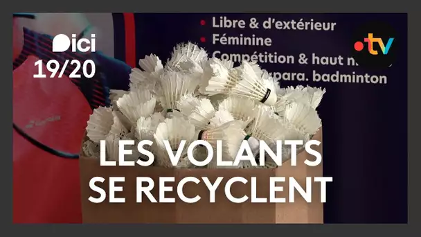 Quand le volant de badminton renait de son KO. Une initiative qui fait du bien à l'environnement