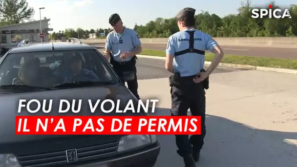 POLICE : le fou du volant n'a pas de permis