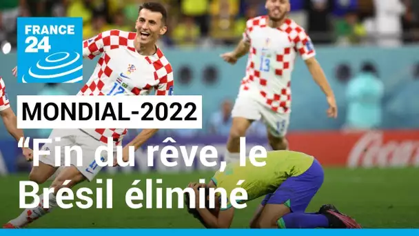 Mondial-2022 : “Fin du rêve", le Brésil éliminé par la Croatie en quarts de finale • FRANCE 24