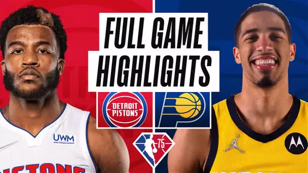 PISTONS at PACERS | FULL GAME HIGHLIGHTS | April 3, 2022