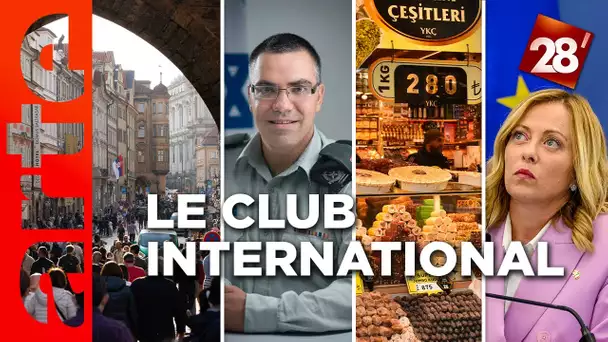 Hamas, immigration italienne, Rubik’s Cube, surtourisme : Le Club International | 28 minutes | ARTE