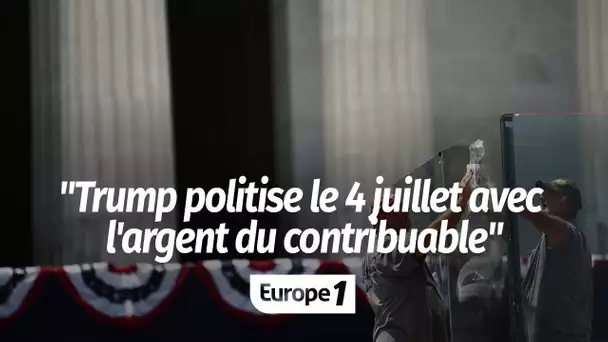 Donald Trump en chef d'orchestre de l'Independance Day, "une politisation de l’événement avec l’a…