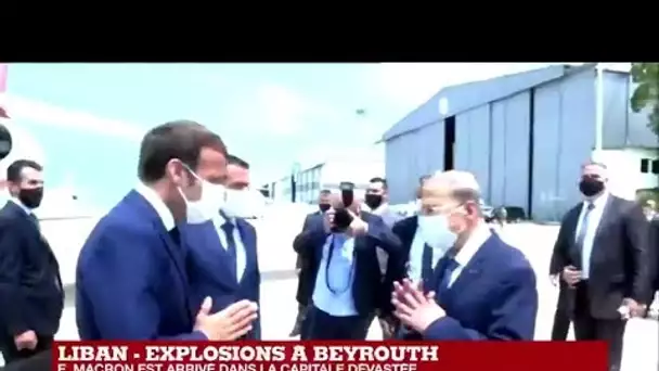 "Si des réformes ne sont pas faites, le Liban continuera de s'enfoncer", déclare Macron à Beyrouth