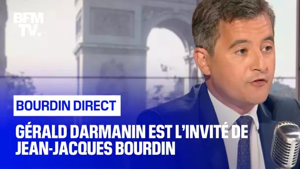 Gérald Darmanin face à Jean-Jacques Bourdin en direct