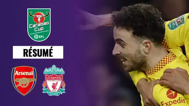 Résumé : Diogo Jota en feu, Liverpool s’offre Arsenal et un ticket en finale !