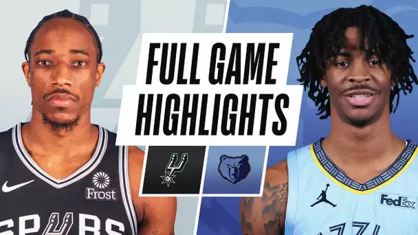 SPURS at GRIZZLIES | FULL GAME HIGHLIGHTS | December 23, 2020