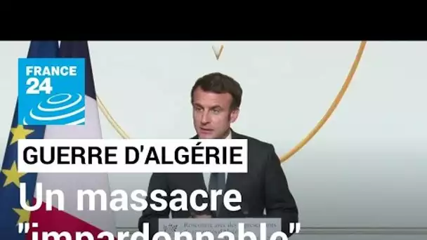 Guerre d'Algérie : ‘Un massacre impardonnable pour la République’ selon Macron • FRANCE 24