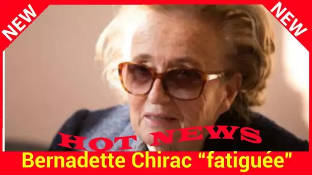 Bernadette Chirac “fatiguée” et “fragile” : comment un biographe a ravivé sa mémoire