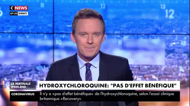 L'hyrdoxychloroquine n'aurait aucun effet bénéfique selon un essai clinique