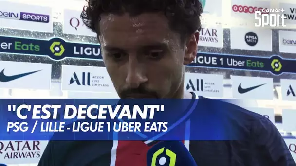 La réaction de Marquinhos après PSG / Lille