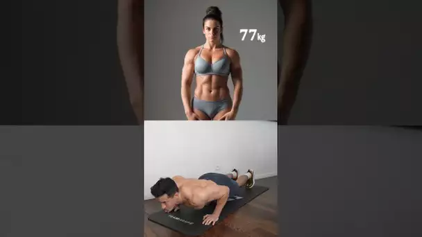 Woman muscle weight evolution !! 😱😱