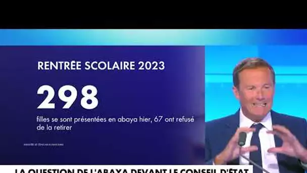 Interdiction de l'abaya à l'école : «L'arbre ne doit pas cacher la forêt», estime Nicolas Dupont-…