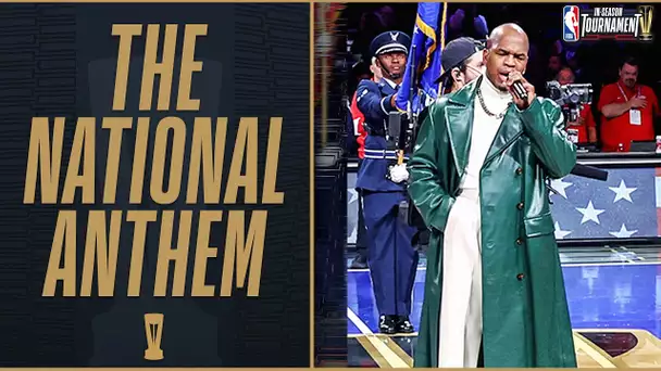 Ne-Yo Sings The National Anthem Ahead Of The Inaugural NBA In-Season Tournament Championship 🏆