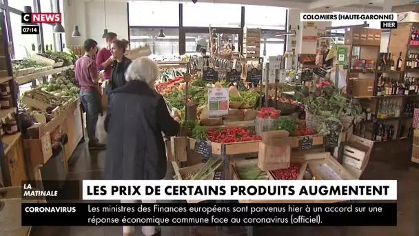 Les prix de certains produits augmentent