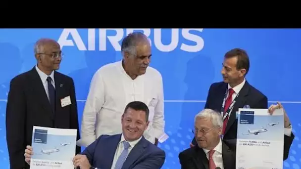 Record pour Airbus : la compagnie indienne IndiGo commande 500 Airbus A320