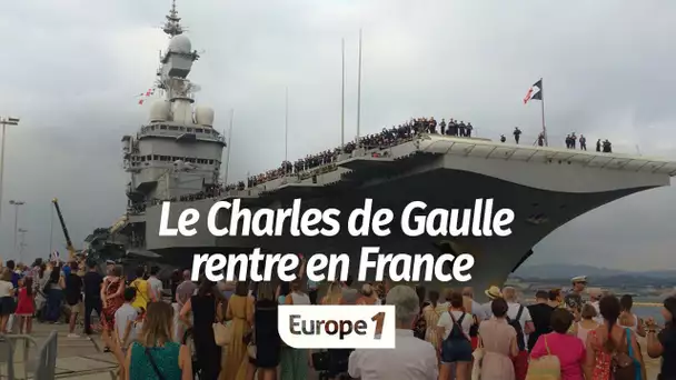 Le Charles de Gaulle rentre en France après avoir réalisé "une fois et demie le tour de la Terre"